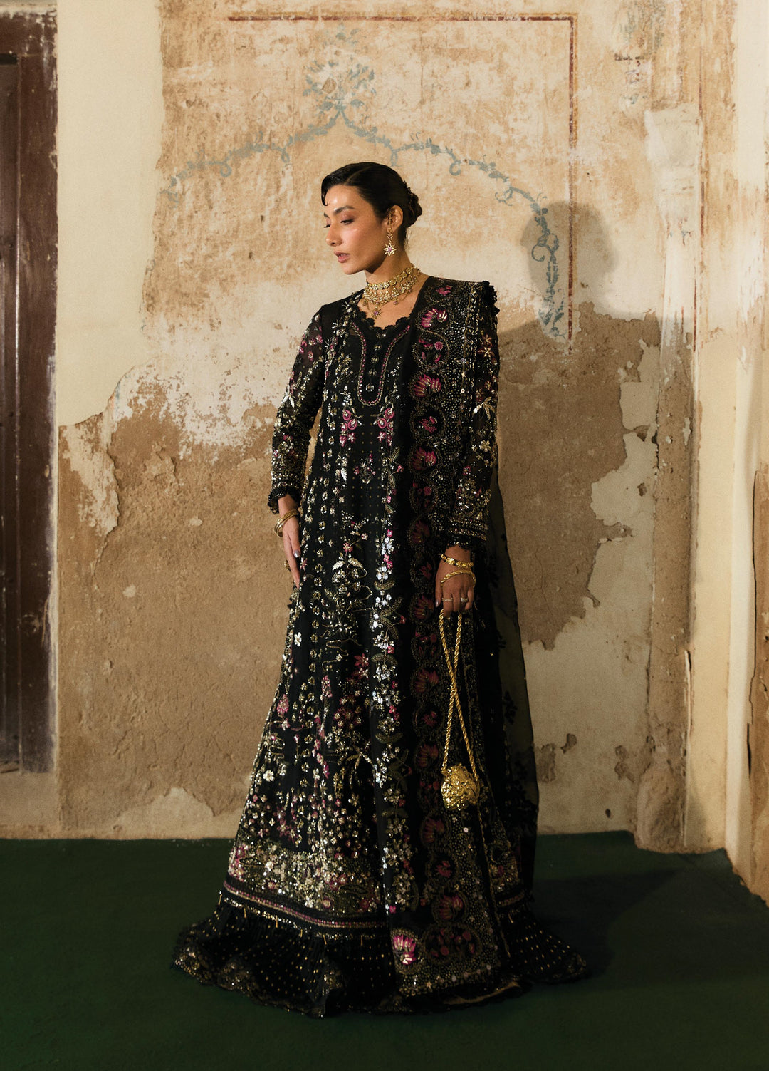 Freeshia by Suffuse Unstitched Organza Embroidered Suits 3 Piece SSY26UF ZABEEN - Wedding Collection