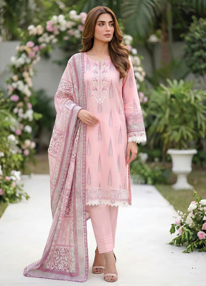 Essentials by Lakhany Unstitched Printed Lawn 3 Piece Suit LSM26UEL LG-MM-1038 - Summer Collection