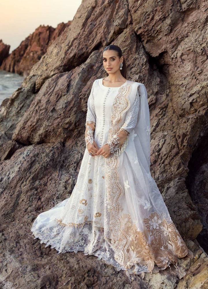 Mahiymaan by Al Zohaib Unstitched Embroidered Luxury Lawn 3 Piece Suit AZ26UM D-1 - Festive Collection