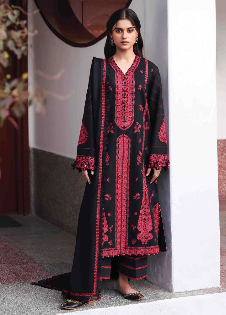 Amaris by Republic Womenswear Unstitched Luxury Shawl Khaddar Embroidered Suits 3 Piece RW25AS D-5 - Winter Collection