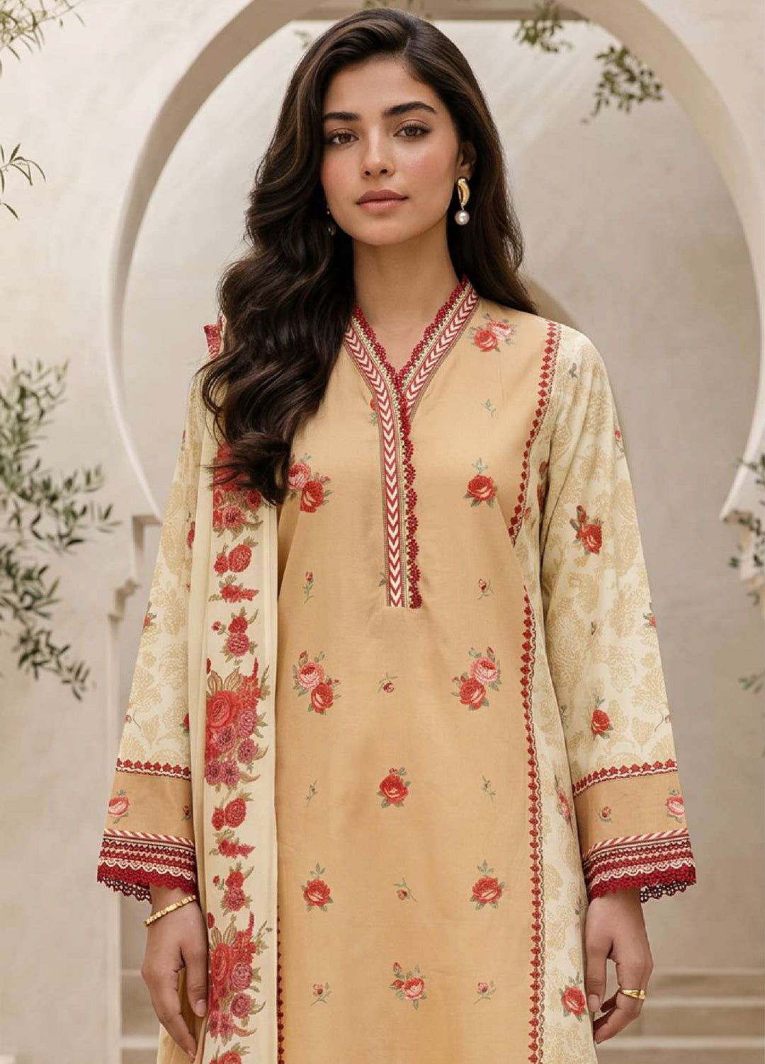 Zellbury Unstitched Printed Lawn 3 Piece Suit ZB26UCVII WUS26X38057 - Casual Collection