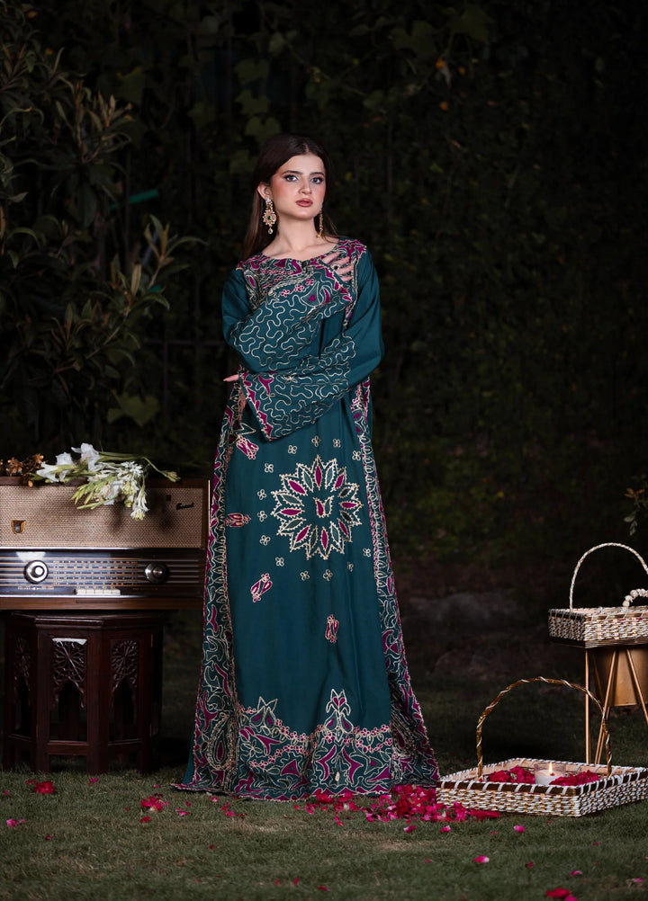 Sitaray by Reezas Women Pret Silk Embroidered 2 Piece Bahaar - Festive Collection
