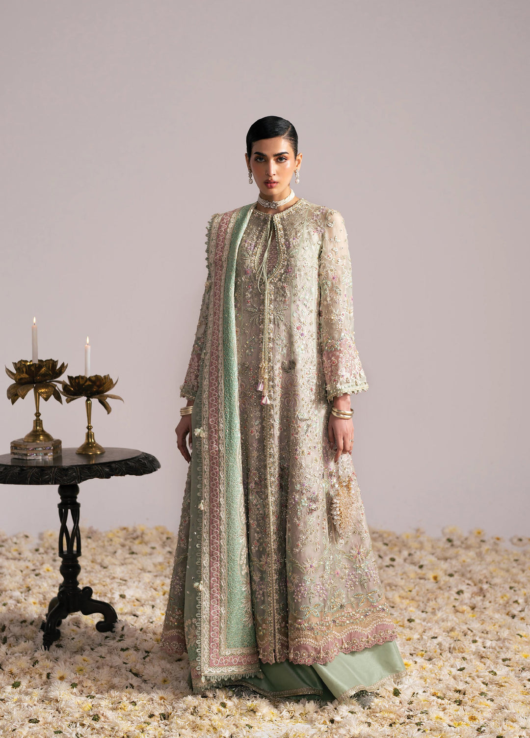 Freeshia by Suffuse Unstitched Organza Embroidered Suits 3 Piece SSY26UF MEHTAВ - Wedding Collection