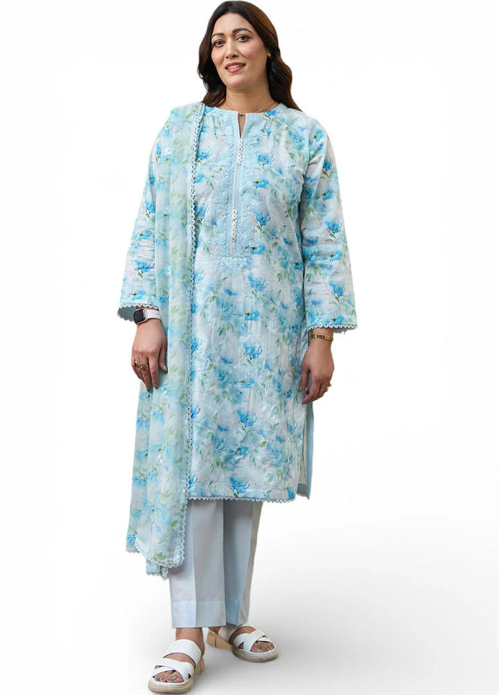 Tribute To Mother by Gul Ahmed Unstitched Embroidered Lawn 3 Piece Suit GA26UTM BM-62020 - Summer Collection