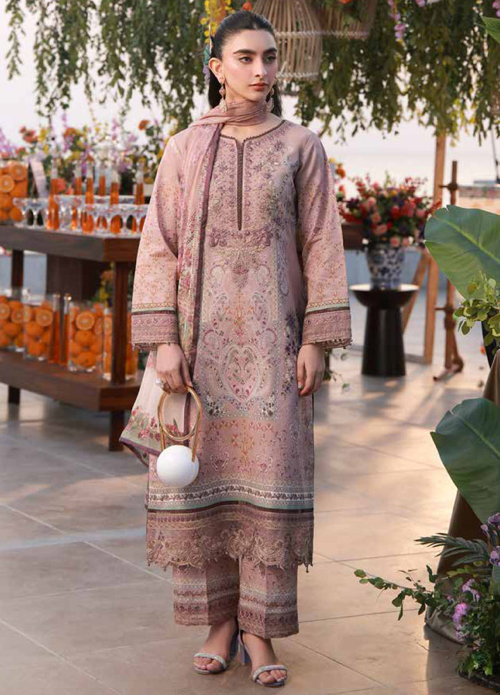 Delia by Gulaal Unstitched Embroidered Lawn 3 Piece Suit GL26UD D-11 Ayla - Summer Collection