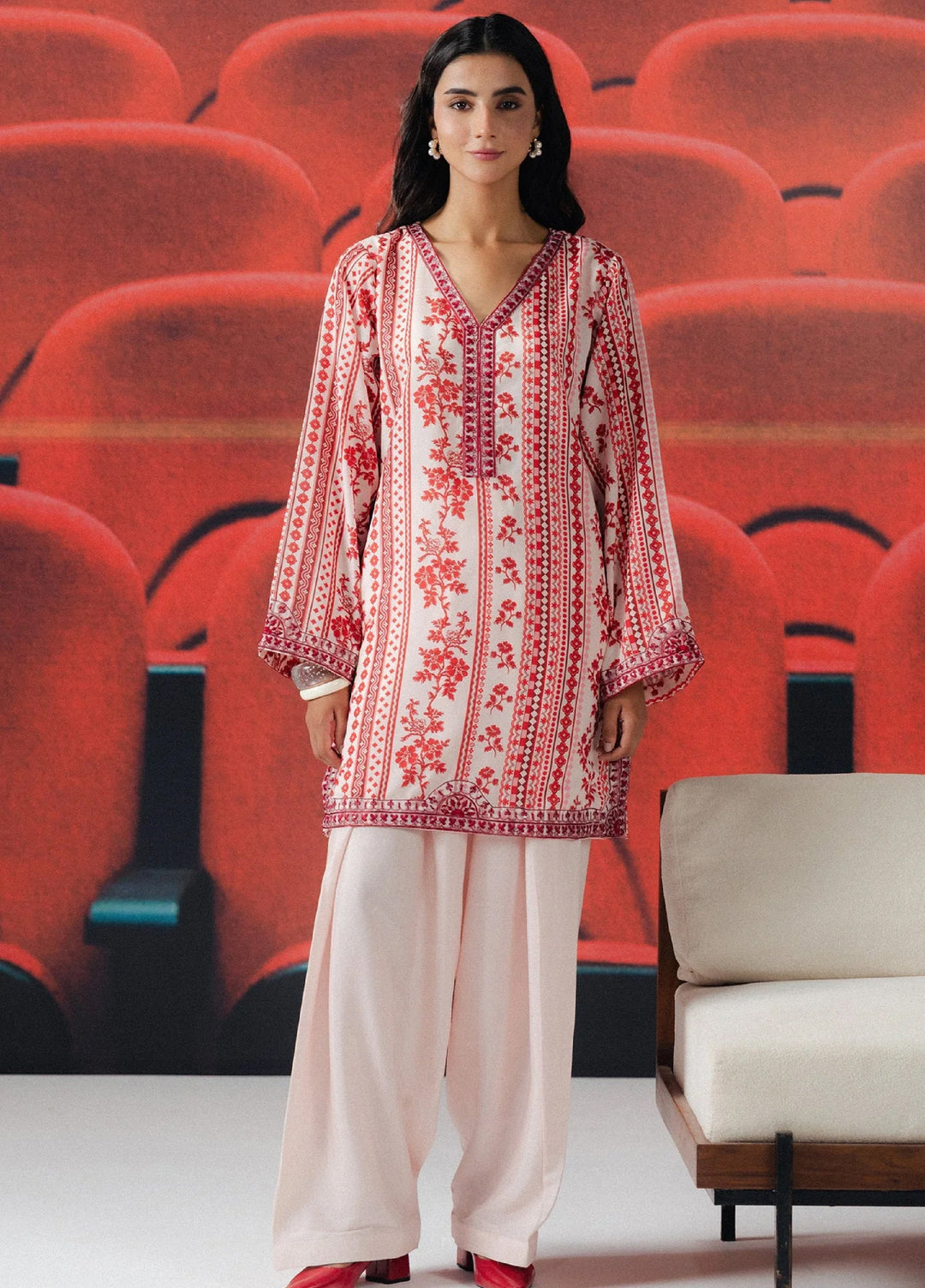 Fusion by Mannat Clothing Pret Printed Lawn 1 Piece Suit Clay