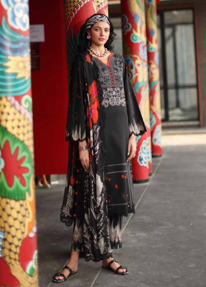 Signature by Charizma Unstitched Printed Lawn 3 Piece Suit CHR26USL CS6-02 - Summer Collection