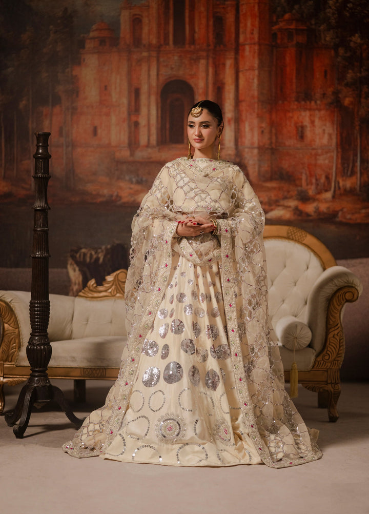 Lia by Miras Women Pret 3 Piece Embroidered Korean Rawsilk DURU - Festive Collection