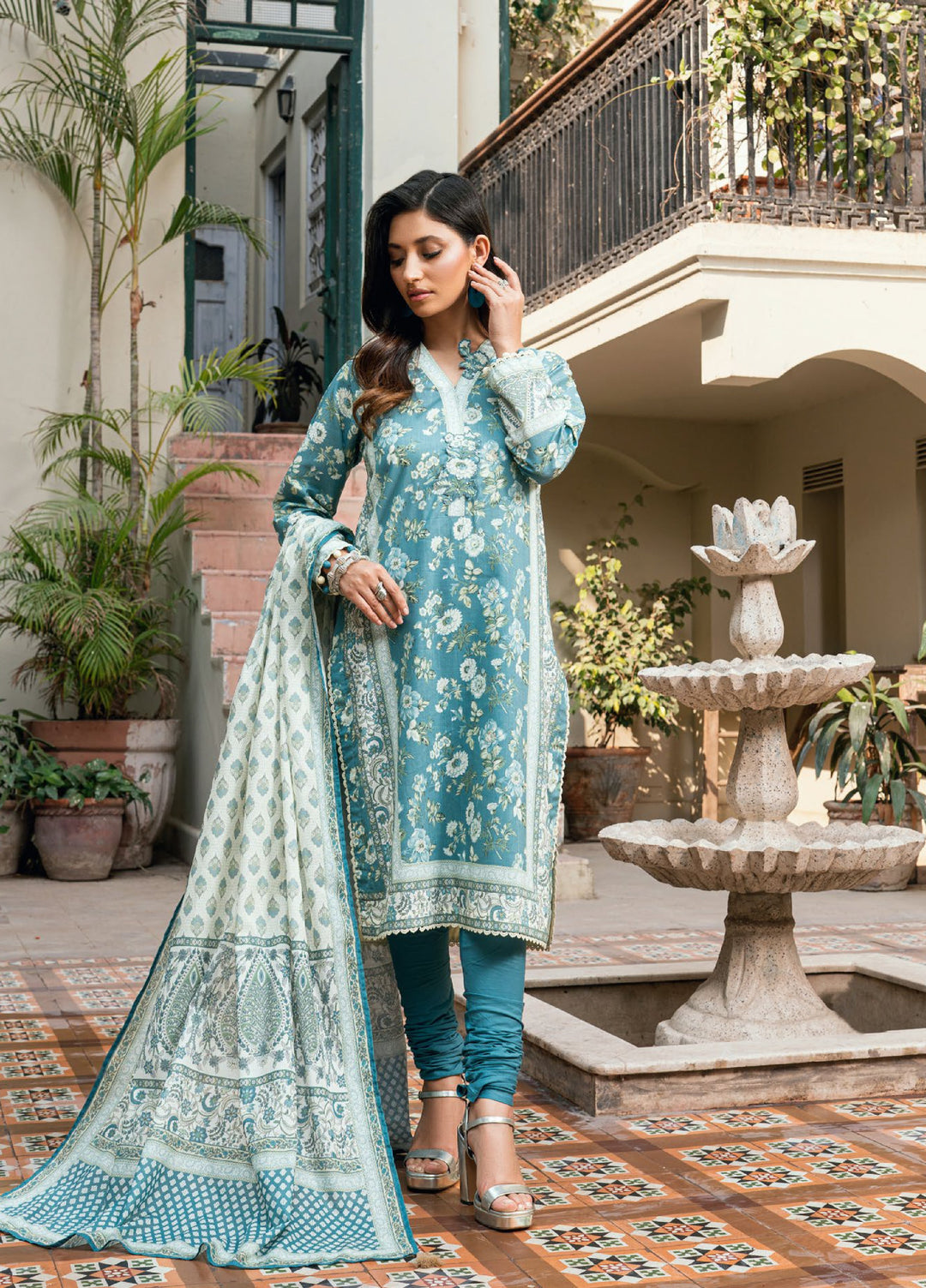 Desert Rose by Gul Ahmed Unstitched Printed Lawn 3 Piece Suit GA26UDRL CH-62015 - Summer Collection