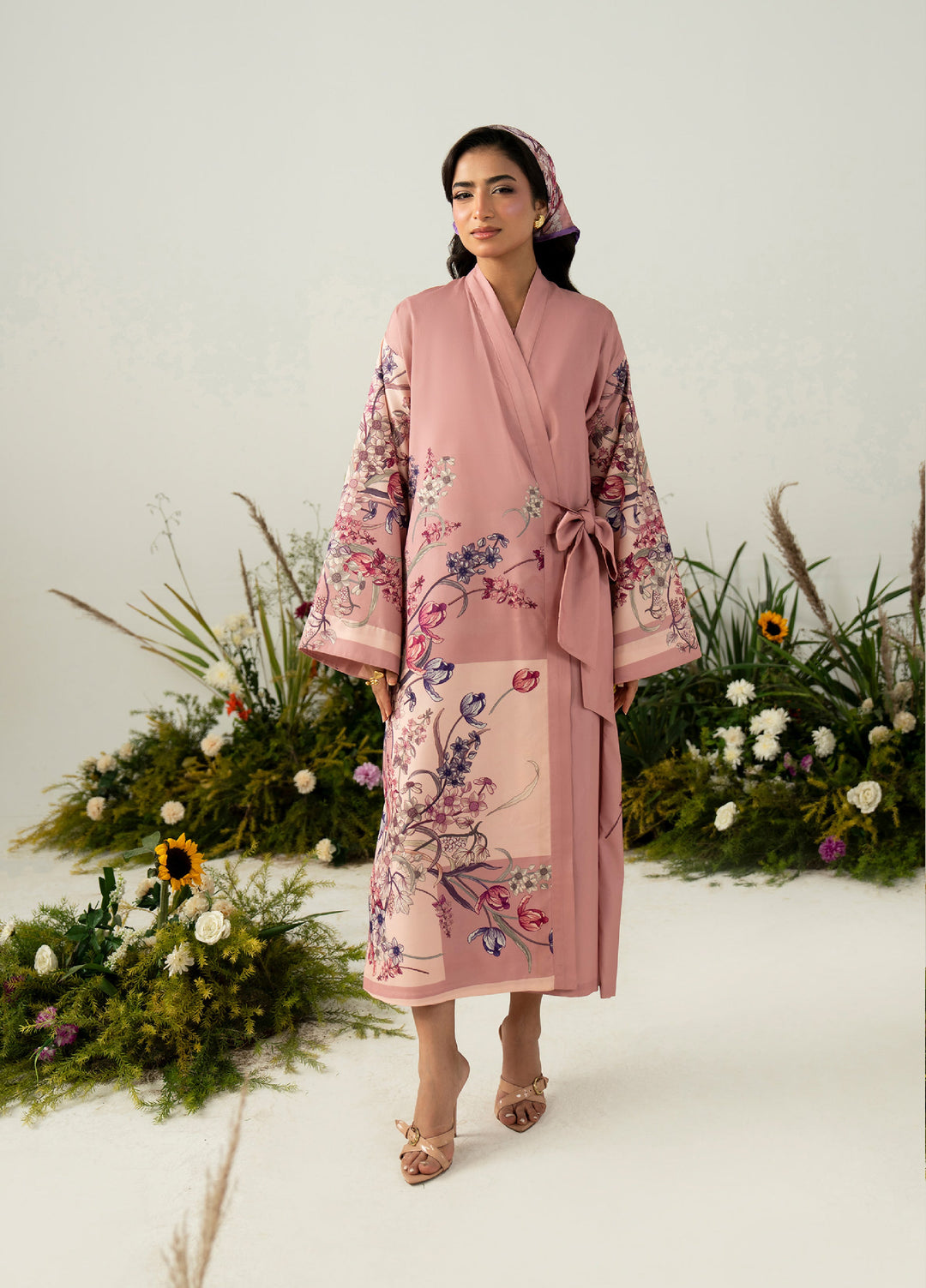 Folds by Zarposh RTW Printed Crepe 2 Piece Suit ZR26PF FLORIN - Casual Collection