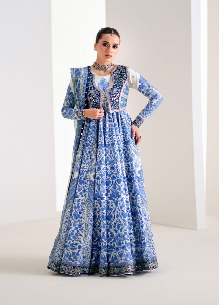 Amour by Bin Ilyas Unstitched Embroidered Lawn 3 Piece Suit BI26ULA 188A - Festive Collection