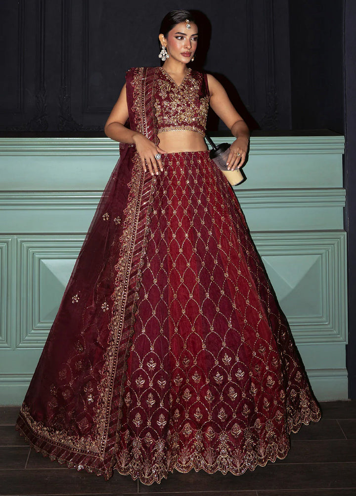 Pari Naaz by Neeshay Embroidered Rawsilk Suits Unstitched 3 Piece NSH25PW Shafaq - Formals Collection