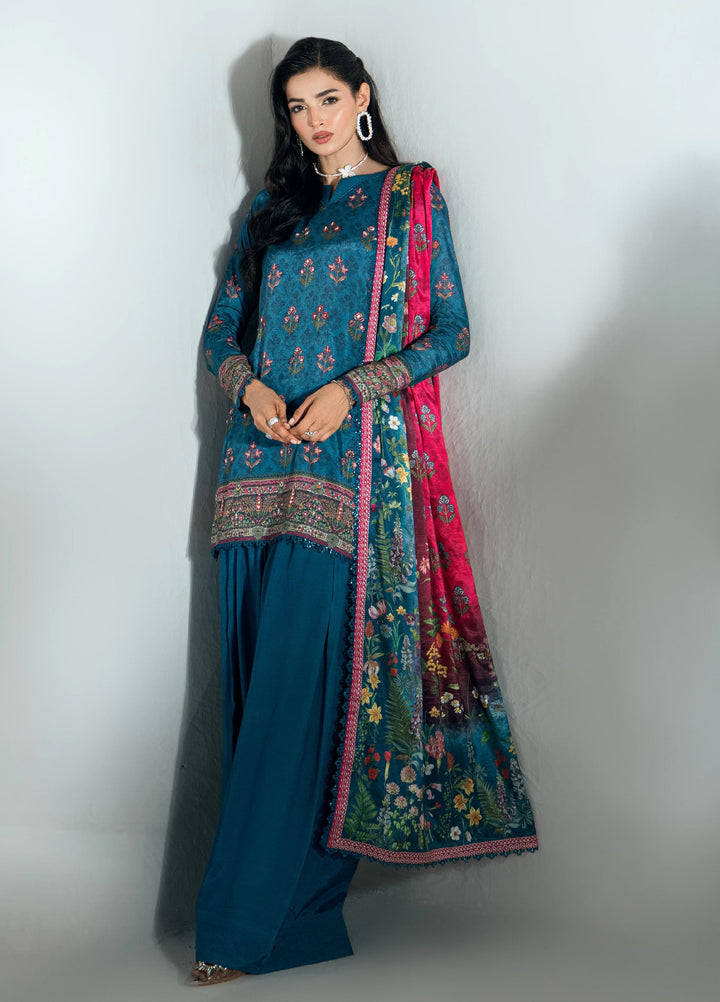 Monarque en Silk by Sahane Hand work Silk 3 Piece Suit CT-37005-Eloise - Festive Collection