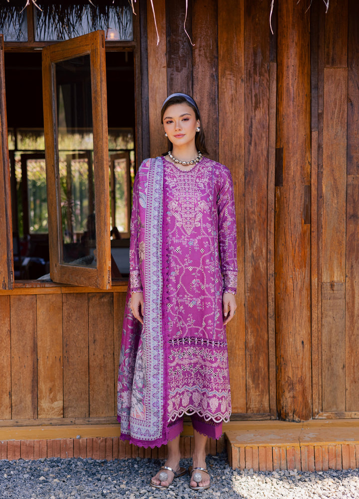 Shezlin by Aabyaan Unstitched Embroidered Chikankari 3 Piece Suit ABY26UCS ZARQAA - Eid Collection