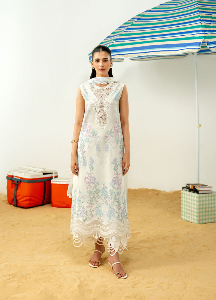 Sundaze by Zarposh Unstitched Embroidered Lawn 3 Piece Suit ZR26USL JUNIA - Festive Collection