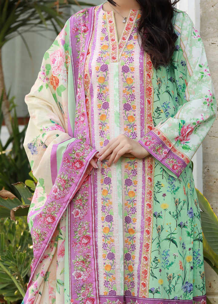 The Garden Muse by Chameli Unstitched Printed Lawn 3 Piece Suit CHM26UGM WRTS-0005 - Summer Collection
