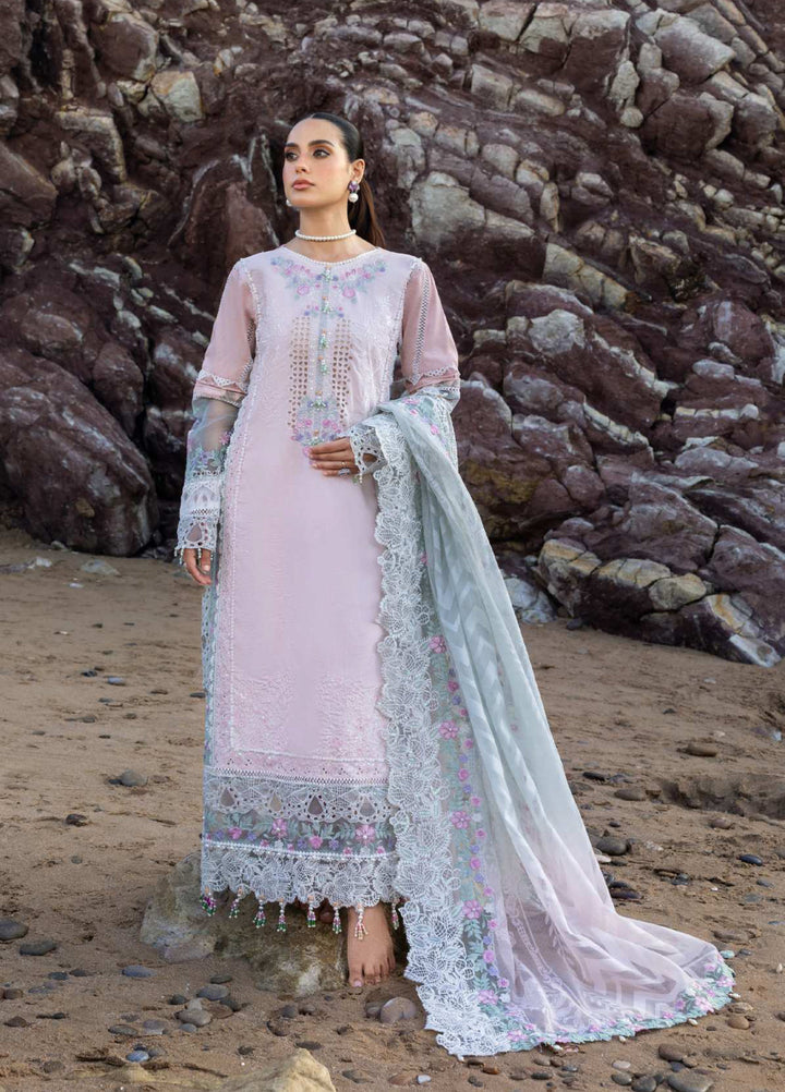 Mahiymaan by Al Zohaib Unstitched Embroidered Luxury Lawn 3 Piece Suit AZ26UM D-4 - Festive Collection