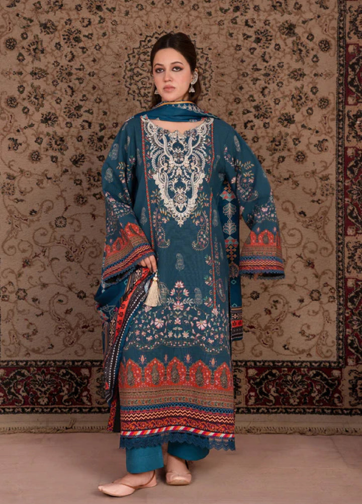 Jugnu by Chandan Nagri Women Pret Embroidered Khaddar 3 Piece Suit Denali - Winter Collection