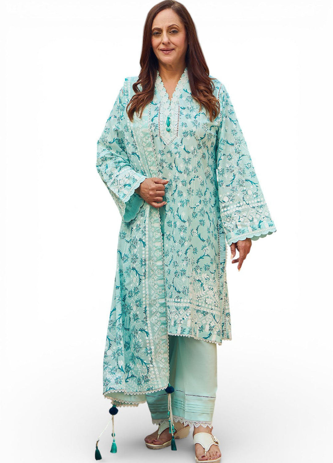 Tribute To Mother by Gul Ahmed Unstitched Printed Lawn 3 Piece Suit GA26UTM CL-62108 A - Summer Collection