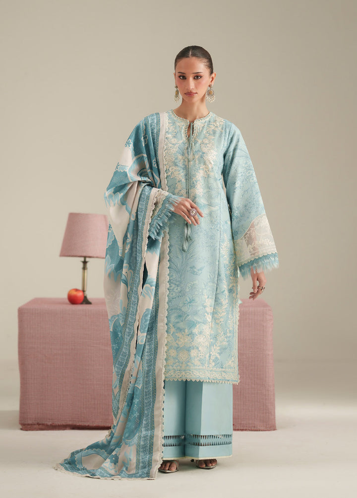 JoJo by Bin Ilyas Unstitched Embroidered Lawn 3 Piece Suit BI26UJJ D-86A - Summer Collection
