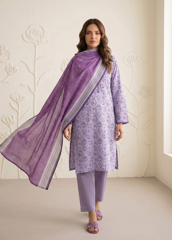 Salina by Regalia Textiles Unstitched Printed Lawn 3 Piece Suit RG26USII D-5 - Casual Collection