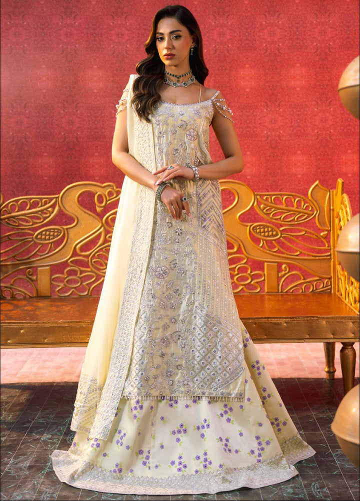Zarmina by Zariya Unstitched Embroidered Russian Silk 3 Piece Suit ZRY26UZ ZB50041 - Festive Collection