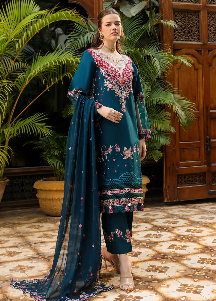 Shanaya by Mahnur Unstitched Embroidered Lawn 3 Piece Suit MN26USL SH-08 - Summer Collection