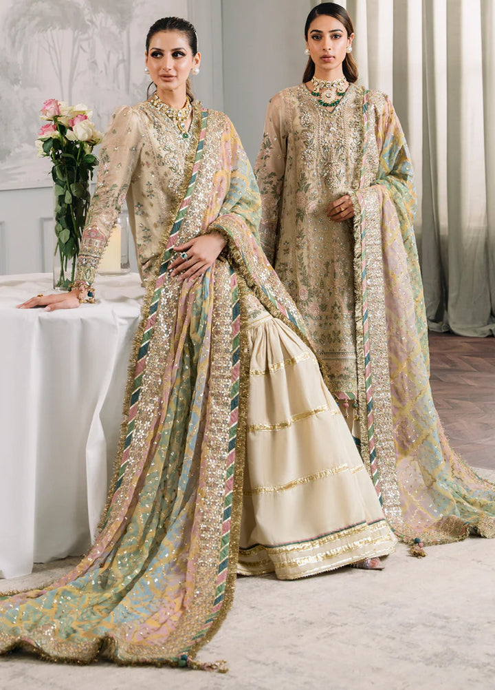 Chantelle by Baroque Unstitched Masuri Embroidered Suits 3 Piece BQ25FC CH12-04 - Festive Collection