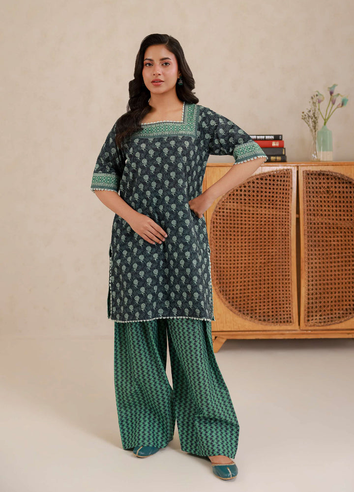 Zellbury Unstitched Printed Lawn 2 Piece Suit ZB26UC WUS26X20998 - Casual Collection