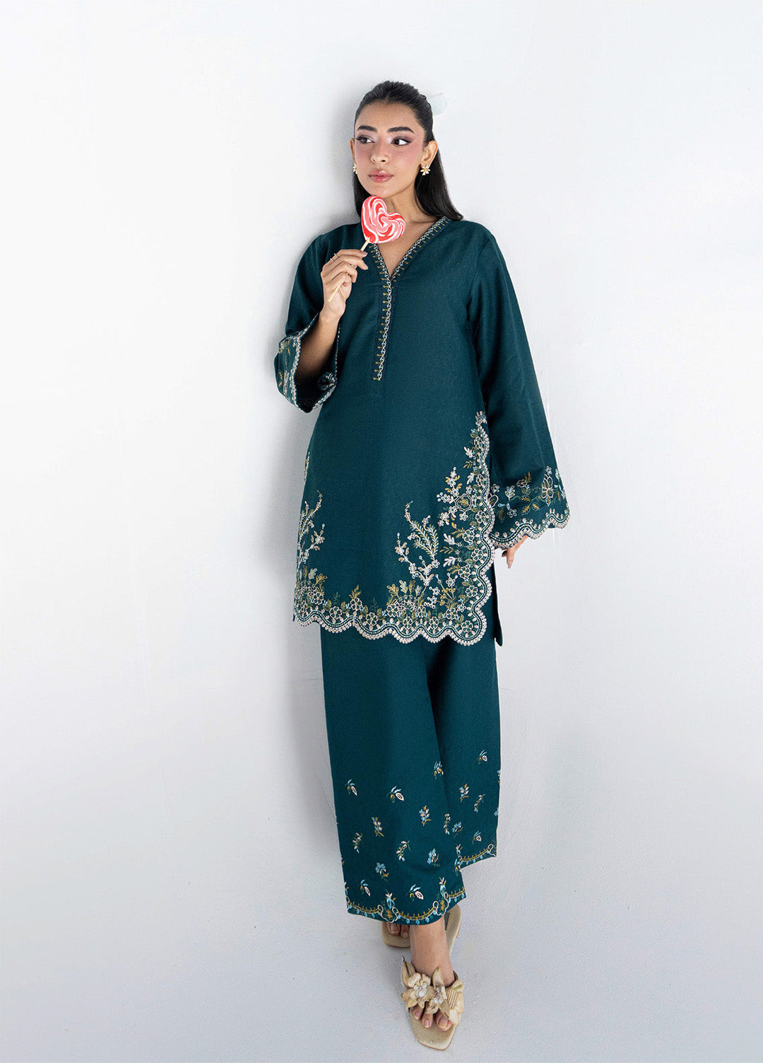 Blush N Bliss by Sahane Women RTW Embroidered Dobby Lawn 2 Piece Suit Laguna Bliss LP63007 Casual Collection