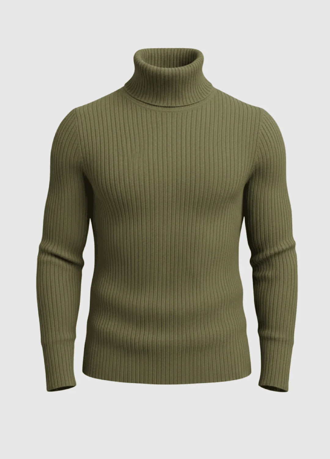 Mercato RTW Solids Fleece 1 Piece Olive Green High Neck
