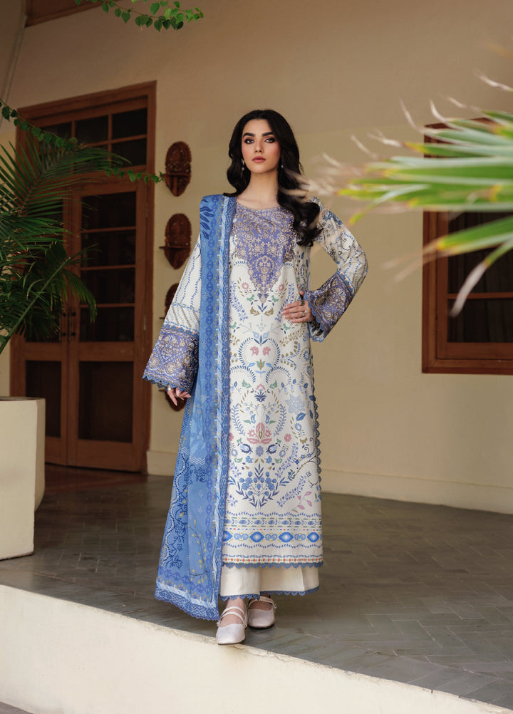 Zync by Florent Whispers Unstitched Embroidered Modal 3 Piece FL25WW FL-8A - Winter Collection
