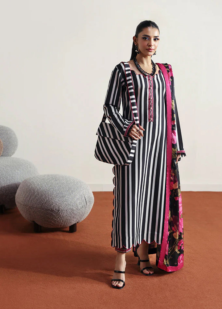 Basics by Gulaal Pret Embroidered Poly Lawn 3 Piece PL-05 Fleuron - Summer Collection