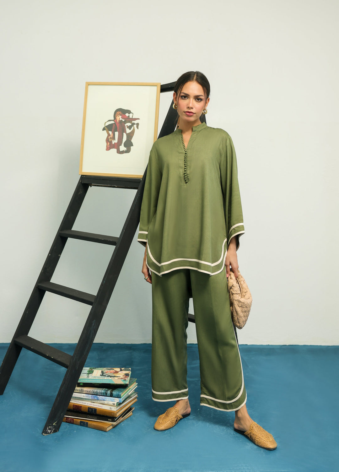 Pret Essentials by Sahar Pret Embroidered Viscose 2 Piece AWMT-AA-06 - Winter Collection