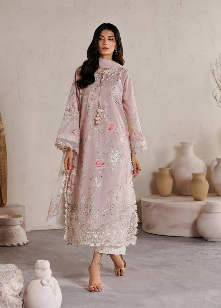 Iznik Unstitched Embroidered Lawn 3 Piece Suit IZ26ULF IBE-12 - Festive Collection