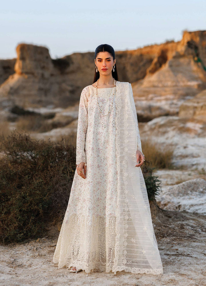 Sunlit Groove by Emaan Adeel Unstitched Embroidered Luxury Lawn 3 Pcs Suit EA26USG SUNKISSED - Summer Collection