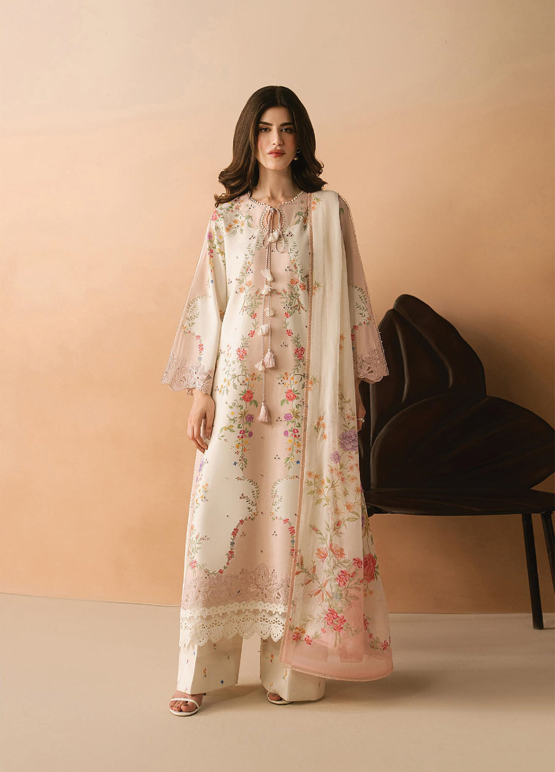 Haze A Prints by Afrozeh Unstitched Embroidered  Lawn 3 Piece Suit AF26UAP Lustre FWU-113 - Summer Collection