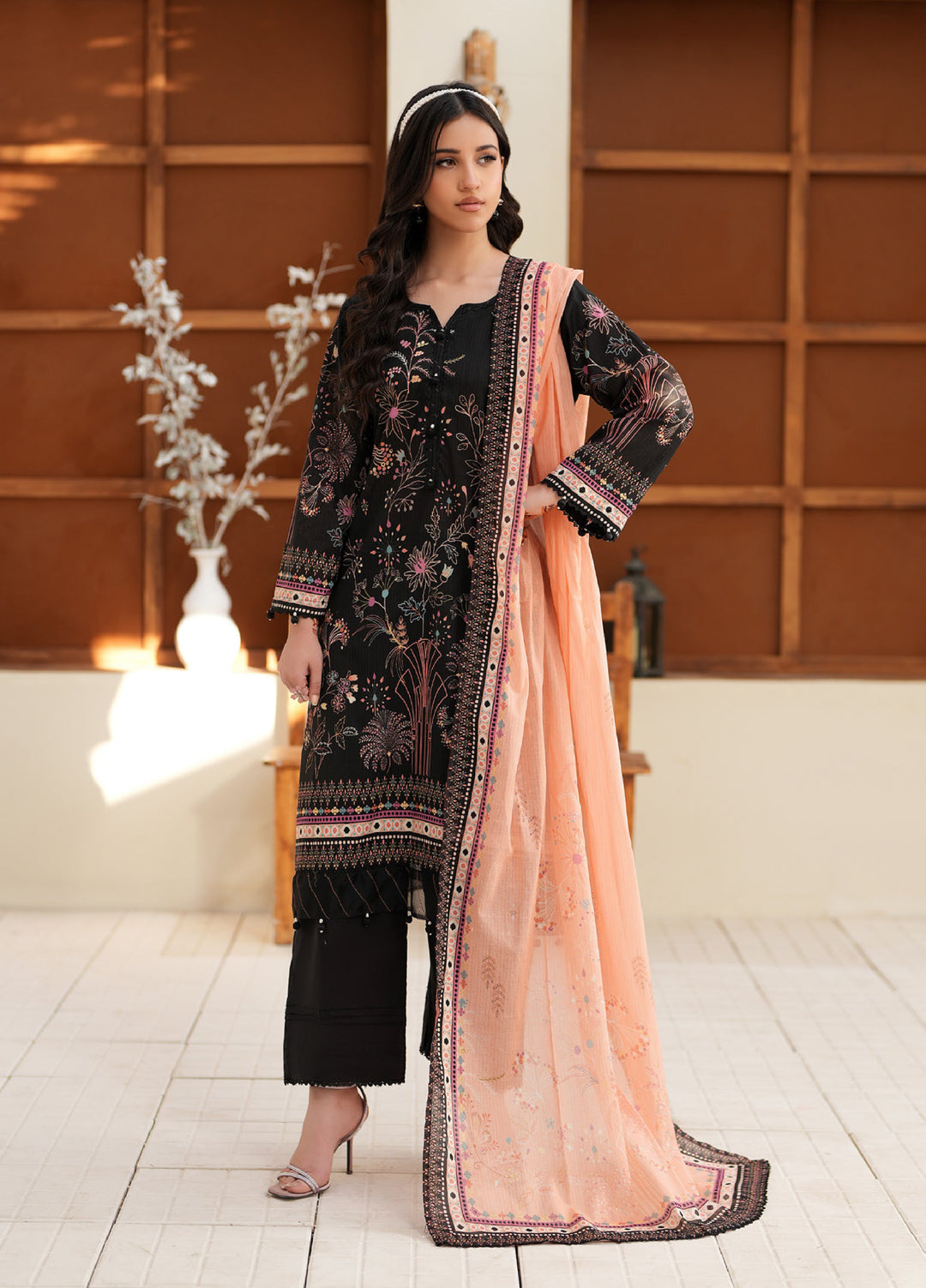 Salina by Regalia Textile Unstitched Printed Lawn 3 Piece Suit RG26DPS D-7 - Summer Collection