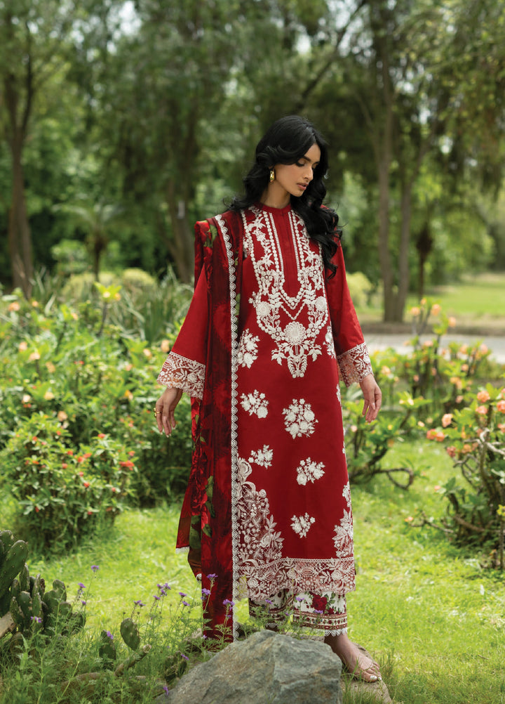 Zainab Chottani Unstitched Embroidered Lawn 3 Piece Suit ZC26ULE Rohe 05 - Eid Collection