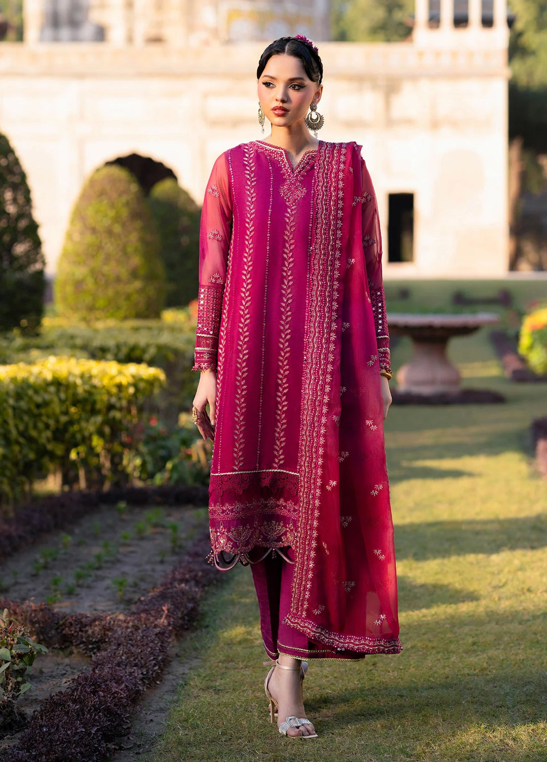 Xenia Formal Unstitched Luxury Chiffon Suits 3 Piece XE25FL Khushbu - Formals Collection