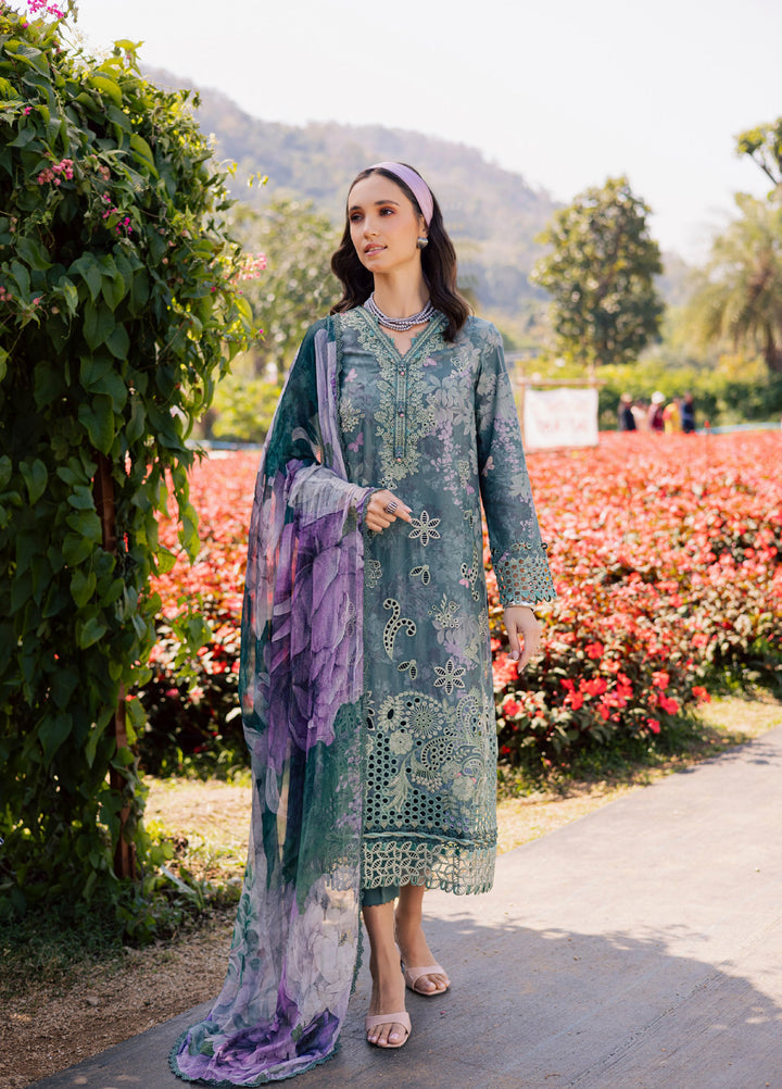 Shezlin by Aabyaan Unstitched Embroidered Chikankari 3 Piece Suit ABY26UCS MEHRVEEN - Eid Collection
