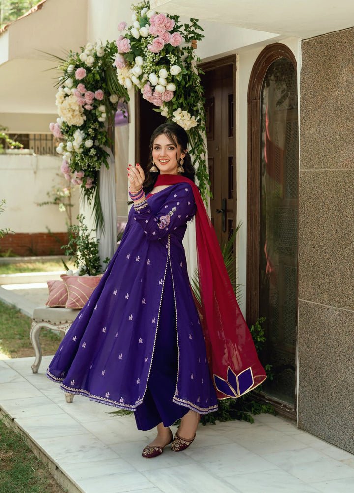 Omal by Komal Baat Paaki Women Dobby 3 Piece Pret Suit Malaika - Festive Collection