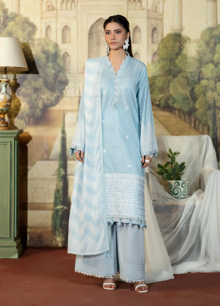 Regalia Textile Unstitched Embroidered Lawn 3 Piece Suit RG26EUS D-6 - Summer Collection