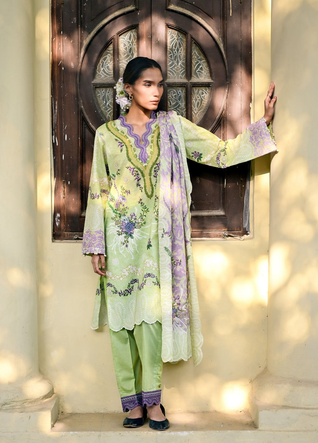 Rangon ka Angan by Gul Ahmed Unstitched Embroidered Lawn 3 Piece Suit GA26URAL CL-62277 - Summer Collection