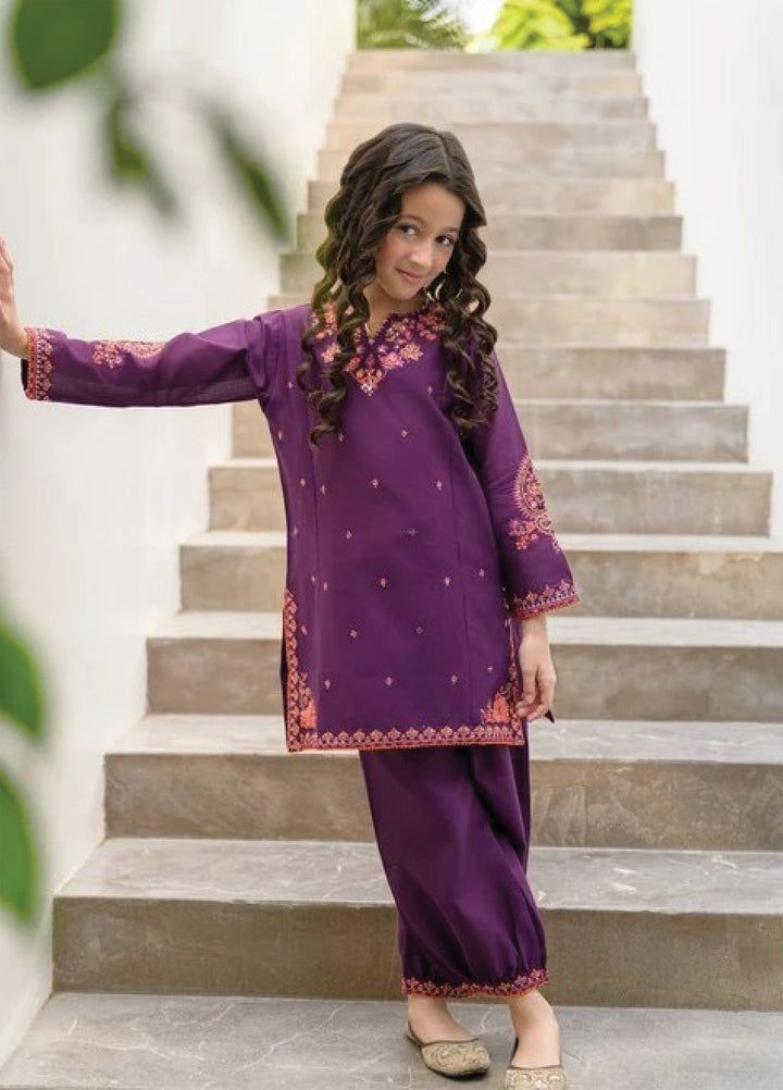 Fresh Birds Kids RTW Embroidered Lawn 2 Piece Suit Nooraz-FB-15 - Casual Collection