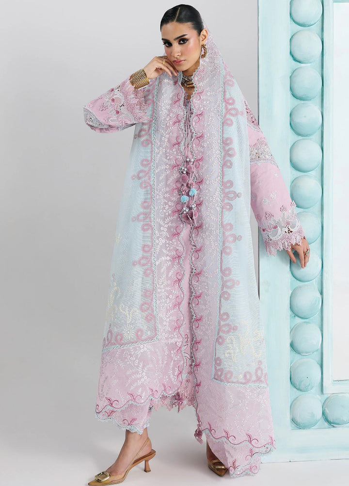 Qalamkar Unstitched Embroidered Lawn 3 Piece Suit QLK26ULF ISANE QFL-2 - Festive Collection