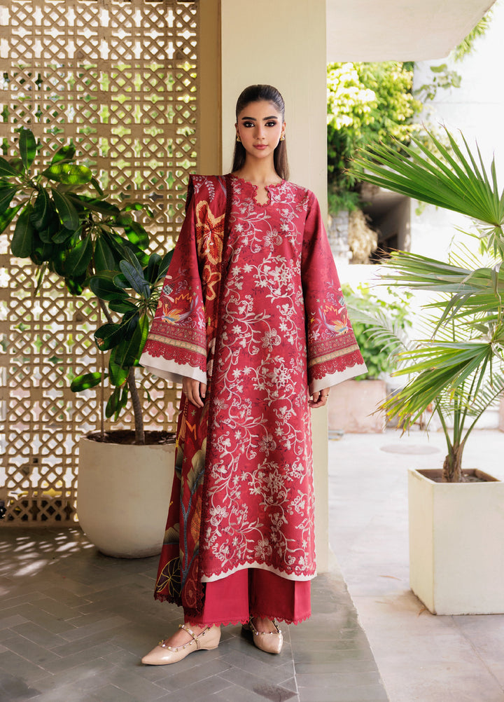 Zync by Florent Whispers Unstitched Embroidered Modal 3 Piece FL25WW FL-6B - Winter Collection