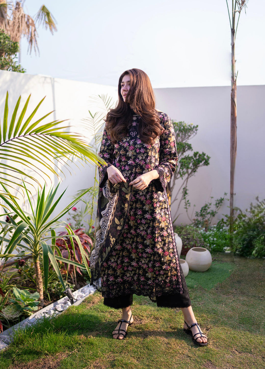Oh So Cherry by Izel Unstitched Embroidered Lawn 3 Piece Suit Rosaa - Eid Collection