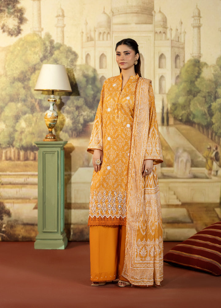 Regalia Textile Unstitched Embroidered Lawn 3 Piece Suit RG26EUS D-10 - Summer Collection