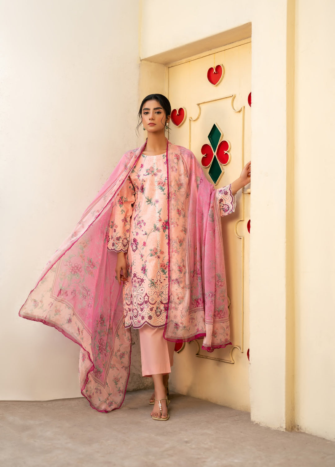 Bagh by Rashid Textiles Unstitched Embroidered Lawn 3 Piece Suit RT26UBL 3724 - Casual Collection